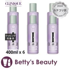 �N���j�[�N �N�����t�@�C���O�@���[�V���� 2�i���{�A�W�A�����j  400ml x 6���ϐ� CLINIQUE �܂Ƃߔ���