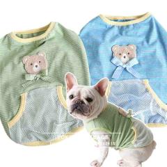 犬服 犬の服 ペット服 ドッグウェア タンクトップシャツ 小型犬 犬用冬服 ルドッグ犬服 ブルドッグ犬の服 ペット服 ブルドッグ