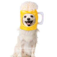 犬猫コスチューム 犬ハロウィン帽子 アニマル帽子 犬/猫 ドッグハロウィン 犬ハロウィン仮装 犬猫ハロウィン被り物 ビールコスチュ
