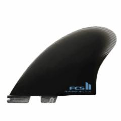 FCS2 PERFORMER PG KEEL TWIN FIN BLACK FCS II PERFORMER KEEL TWIN FIN SET L[ tB 