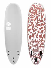 SOFTECH BOMBER 610"  GREY/DUSTY RED  SOFTBOARD SURFBOARD \tebN T[t{[h \tg{[h 