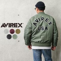 �|�C���g10�{�IAVIREX �A�r���b�N�X 7835952036 COMMERCIAL LOGO MA-1�t���C�g�W���P�b�g�yCx�z�y7832952013�z�yT�z�b�����Y �~���^���[