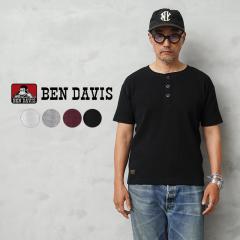 BEN DAVIS �x���f�C�r�X C-26580053 WAFFLE S/S HENLEY ���b�t�� �w�����[�l�b�N ���� T�V���c�yT�z�yCx�z