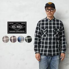 BIG MIKE �r�b�O�}�C�N Light Flannel Shirts ���C�g �t�����l�� L/S �V���c�yCx�z�yT�z