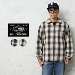 BIG MIKE �r�b�O�}�C�N 102635700 Heavy Flannel Zip Jacket �w�r�[ �t�����l�� �W�b�v �W���P�b�g�yCx�z�yT�z