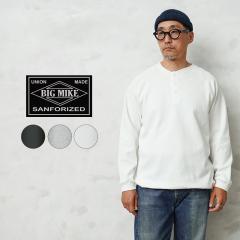 BIG MIKE �r�b�O�}�C�N 102638791 �w�����[�l�b�N �n�j�J�����b�t�� L/S T�V���c�yCx�z�yT�z
