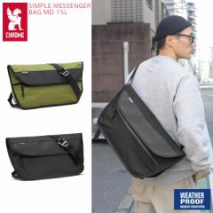 CHROME N[ BG-332 SIMPLE MESSENGER BAG MD Vv bZW[obO ~hTCYyTz yCxzb V_[obO ] 