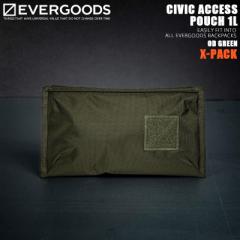 EVERGOODS Go[ObY CIVIC ACCESS POUCH 1L X-PACK I[KiCU[|[` OD GREENyCxzyTz