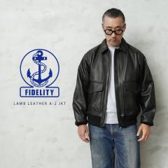 FIDELITY �t�B�f���e�B SN-23775026 LAMB LEATHER A-2 JKT ���� ���U�[ A-2 �W���P�b�g�yCx�z�yT�z�bA2 �A�E�^�[ �r�v �t���C�g�W���P�b