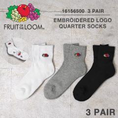 FRUIT OF THE LOOM �t���[�c�I�u�U���[�� 16156500 ���S�h�J �N�H�[�^�[ �\�b�N�X 3���Z�b�g�yT�z�b�����Y ���f�B�[�X �X�P�[�^�[ �A���N