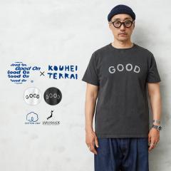 Good On�~KOUHEI TERRAI KTER-2608 HAND STENCIL PRINT S/S �N���[�l�b�NT�V���c ���{���yCx�z�yT�z