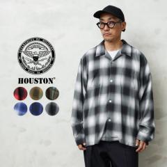 HOUSTON q[Xg 40989 OMBRE L/S CHECK SHIRT OX[u Iu`FbN VcyTzbY Vc JWA 傫