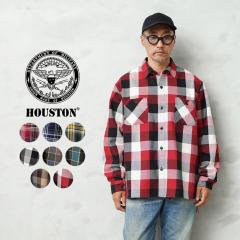 HOUSTON �q���[�X�g�� 41253 CHECK VIYELLA SHIRT �`�F�b�N �r�G���V���c�yR�z
