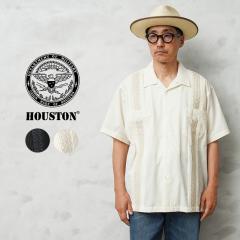 HOUSTON �q���[�X�g�� 41306 EMB CUBA SHIRT�iBOTANICAL�j�h�J �L���[�o�V���c�yR�z