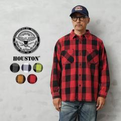 HOUSTON �q���[�X�g�� 41362VW VINTAGE BLOCK CHECK VIYELLA SHIRT �r���e�[�W �u���b�N�`�F�b�N �r�G���V���c�yR�z