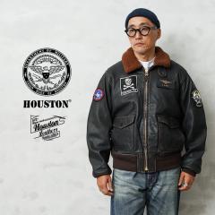 HOUSTON �q���[�X�g�� 8243 G-1 LEATHER JACKET ���U�[�W���P�b�g�yT�z