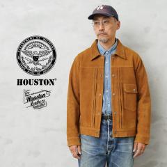 HOUSTON �q���[�X�g�� 8251 SUEDE TRUCKER JACKET �S�[�g �X�G�[�h �g���b�J�[�W���P�b�g�yR�z