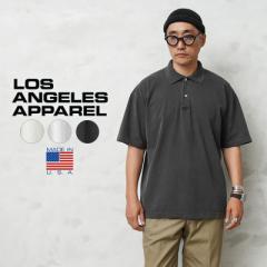 LOS ANGELES APPAREL T[XAp 18412GD 6.5oz K[g_C V[gX[u |Vc MADE IN USAyTz