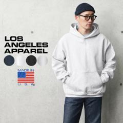 LOS ANGELES APPAREL T[XAp HF09 14oz wr[t[X t[htvI[o[ XEFbgVc MADE IN USAyTzbXE