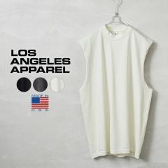 LOS ANGELES APPAREL ���T���[���X�A�p���� 1865GD 6.5oz �K�[�����g�_�C �X���[�u���X T�V���c MADE IN USA�yT�z