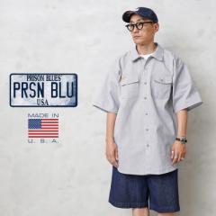 PRISON BLUES vYu[X PRBS407 SHORT SLEEVE qbR[XgCv [NVc MADE IN USA 8ozyTzbvYi[Vc 