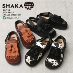 SHAKA �V���J SK-339 MOC MULE TASSEL COWHAIR ���b�N �~���[�� �^�b�Z�� �J�E�w�A�[ �T���_���ySx�z�yT�z