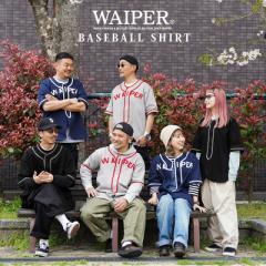 BASEBALL SHIRT x[X{[Vc WAIPER.incyWP1045zyCxzyTzbY AE^[ gbvX 싅Vc JWA 傫TCY 