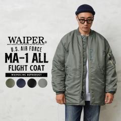 WAIPER.inc �ČR MA-1 ALL �t���C�g�R�[�g�yWP120�z�yT�z�yCx�z�b�����Y�t�@�b�V���� �~���^���[ �t���C�g�W���P�b�g �J�o�[�I�[�� �t�@