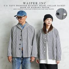 WAIPER.inc �ČR U.S.NAVY PRISONER �q�b�R���[�V���[���J���[�W���P�b�g MADE OF�gKAIHARA DENIM�h�yWP1127�z�yT�z�yCx�z�b�����Y �~��