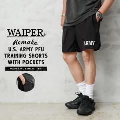 WAIPER.inc ���� �ČR �����C�N �T�C�h�|�P�b�g�t�� U.S.ARMY PFU TRAINING �V���[�c  / �g���[�j���O�V���[�c�yI�z�yCx�z�b�~���^���[ 