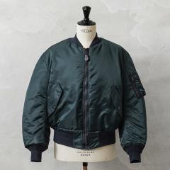 GREENBRIER IND.INC �O���[���u���C���[ �C���_�X�g���[�Y 90�fs MADE IN USA MA-1 �t���C�g�W���P�b�g A.F.BLUE�yORANGE LINING�z�yCx�z