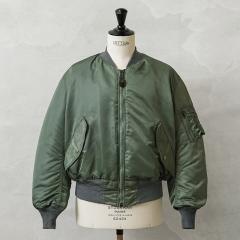 GREENBRIER IND.INC �O���[���u���C���[ �C���_�X�g���[�Y 90�fs MADE IN USA MA-1 �t���C�g�W���P�b�g SAGE�yORANGE LINING�z�yCx�z�yI