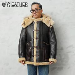 良品▽EMMETI エンメティ 羊革 ラムレザー バックベルト付き ムートン