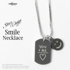 �l�b�N���X �����Y �`�F�[�� �V���o�[ ������� �v���[�g �X�}�C�� �`�F�[���l�b�N���X �d�˕t���� �j�R����� �J�W���A�� �S1�F �V���o