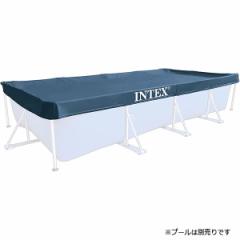 INTEX(CebNX) RECTANGULAR POOL COVER v[Jo[ 450~220~20cm [28039]