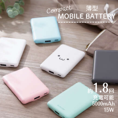 oCobe[ e y ^ ^ RpNg 5000mAh 15W Type-C~1 USB-A~1 2|[g  }[d g PSE iPhone X}[