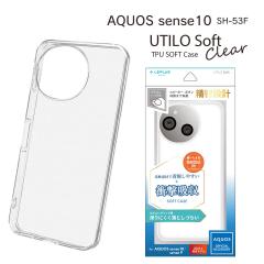 AQUOSsense10 SH-53F  \tgP[X UTILO Soft NA ANIXZX Jo[  [֑