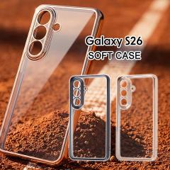 GalaxyS26 �P�[�X �N���A �J��������܂ł�������ی� �M�����N�V�[S26 �\�t�g�P�[�X SC-51G SCG36 �X�}�z�P�[�X �������ȃu���b�N ��
