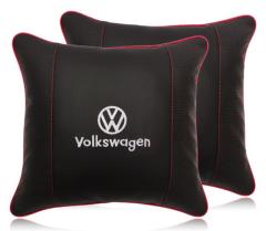 フォルクスワーゲン　バスクッション ワーゲンバスクッションカバー Late-bus/Red 31x31cm [VWBSCR01