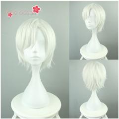 D.Gray-man Dグレ　アレン・ウォーカー　コスプレ　ウィッグ　完成品 D.Gray-man ディーグレイマン アレン・ウォーカー 風 コスプレウィッグ