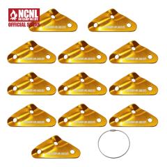 NCNL ���݋��� �O�p�^ �I�����W�S�[���h 12�� �A���~�j�E�� �e���g �^�[�v ���[�v �������� ���[�v�e���V���i�[ �K�C���C�����C�i�[ ���[