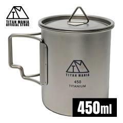 TITAN MANIA �`�^���}�j�A �}�O�J�b�v �`�^���� �W�t�� 450ml �X�^�b�L���O ���y�� �܂肽���݃n���h�� ���� �K�тȂ� �L�����v �\���L��