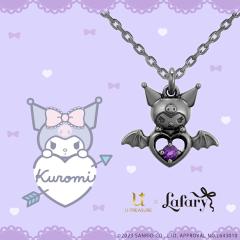�T�����I�L�����N�^�[�Y �N���~ �l�b�N���X �A�N�Z�T���[ KUROMI �f�r���n�[�g�l�b�N���X �V���o�[�i�u���b�N�R�[�e�B���O�j ���f�B�[�X 