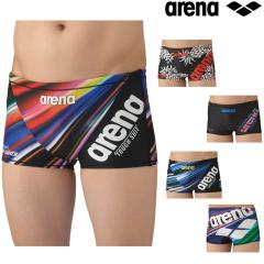 アリーナ 男性用 競泳水着 ハーフスパッツ（ブラック/ブラック・サイズ