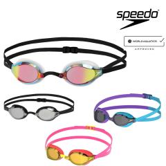 �X�s�[�h SPEEDO �X�C�~���O ���[�V���O �S�[�O�� ���j �t�@�X�g�X�L���X�s�[�h�\�P�b�g2�~���[ Fastskin Speedsocket 2 Mirror WA���F��
