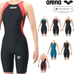 �A���[�i ARENA ���j���� ���f�B�[�X WA���F���f�� AQUA RACING ECO AQUA STRIPE-D ���[�V���O�����s�[�X�X�p�b�c �I�[�v���o�b�N �n�[�t