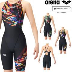 �A���[�i ARENA ���j���� ���f�B�[�X WA���F���f�� AQUA RACING ECO AQUA STRIPE-D ���[�V���O�����s�[�X�X�p�b�c �I�[�v���o�b�N �n�[�t