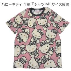 �n���[�L�e�B hello kitty ���� �v�����g T�V���c ���f�B�[�X �����Y M,L �T�����I sanrio �L�����N�^�[�Y �T�����I�L�����N�^�[�Y ���[
