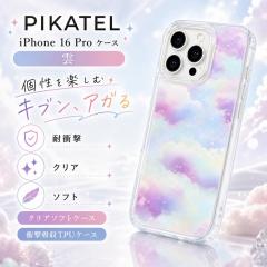iPhone 16 Pro �P�[�X �I���W�i���f�U�C�� �C���O���� �Ռ��z�� �}�C�N���h�b�g���H �J�����ی� TPU �\�t�g�P�[�X PIKATEL �_ �X�}�z�P�[