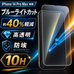 iPhone 14 Pro Max �K���X�t�B���� ������ �u���[���C�g�J�b�g ���C�E�A�E�g �h�� 10H �t���ی�t�B���� ��ʕی� RT-P39F/BSMG iPhone14